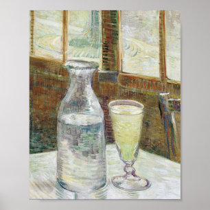 Póster Vincent Van Gogh Todavía Vive Con Absinthe Bella A