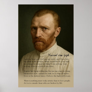 Póster Vincent van Gogh - Tributo emocional