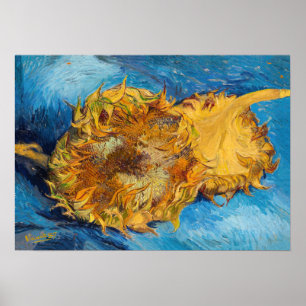 Póster Vincent van Gogh - Two Cut Sunflowers