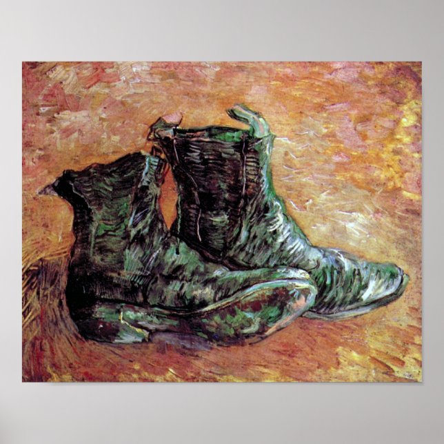Póster Vincent Van Gogh - Un Par De Zapatos (Frente)
