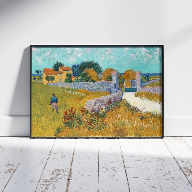 Póster Vincent Van Gogh, una granja en Provenza (Subido por el creador)