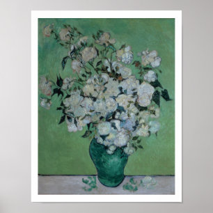 Póster Vincent van Gogh   Una parcela de Rosas, 1890