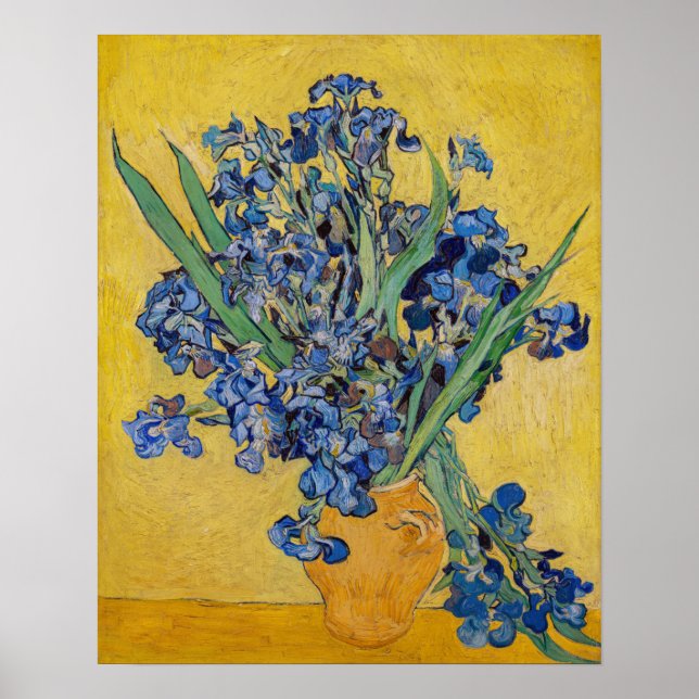 Póster Vincent van Gogh - Vase con irlandeses (Frente)