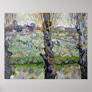 Póster Vincent van Gogh   Vista de Arles, 1889