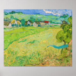 Póster Vincent van Gogh - Vista de los vagones cerca de A