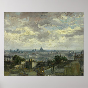 Póster Vincent van Gogh - Vista de París