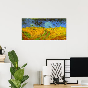 Póster Vincent van Gogh Wheat Field with Crows