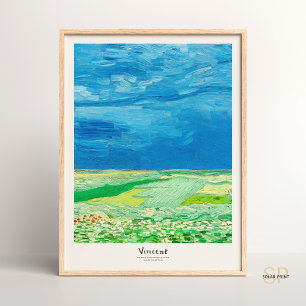 Póster Vincent van Gogh Wheatfield en Thunderclouds