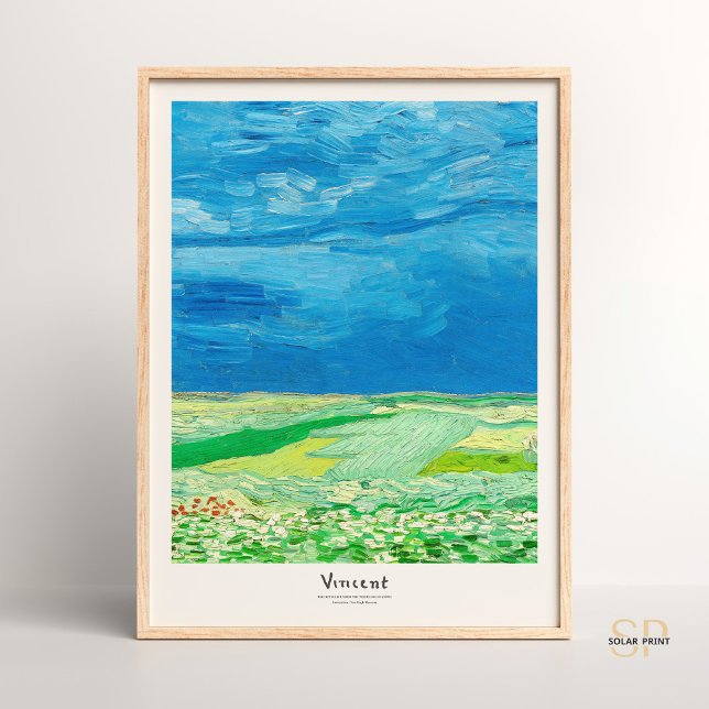 Póster Vincent van Gogh Wheatfield en Thunderclouds (Subido por el creador)