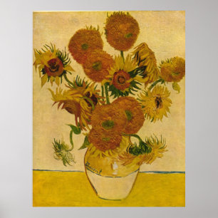 Póster Vincent van Gogh's Sunflowers, 1878
