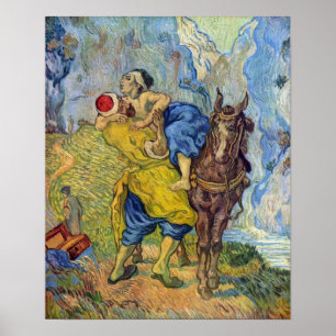 Póster Vincent Willem van Gogh - El buen samaritano