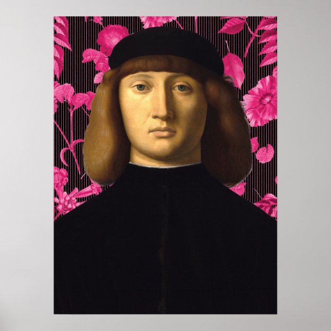 Póster Vincenzo Catena, retrato de un joven (Frente)