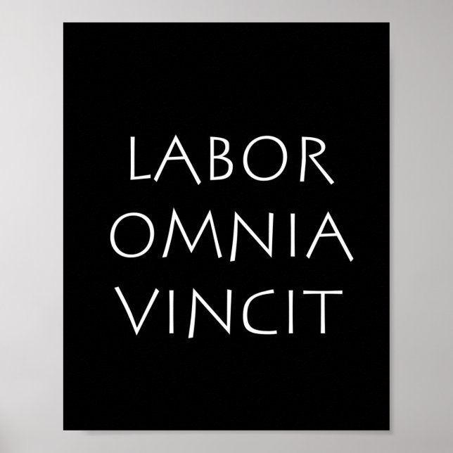 Póster Vincia de la omnia laborista (Frente)