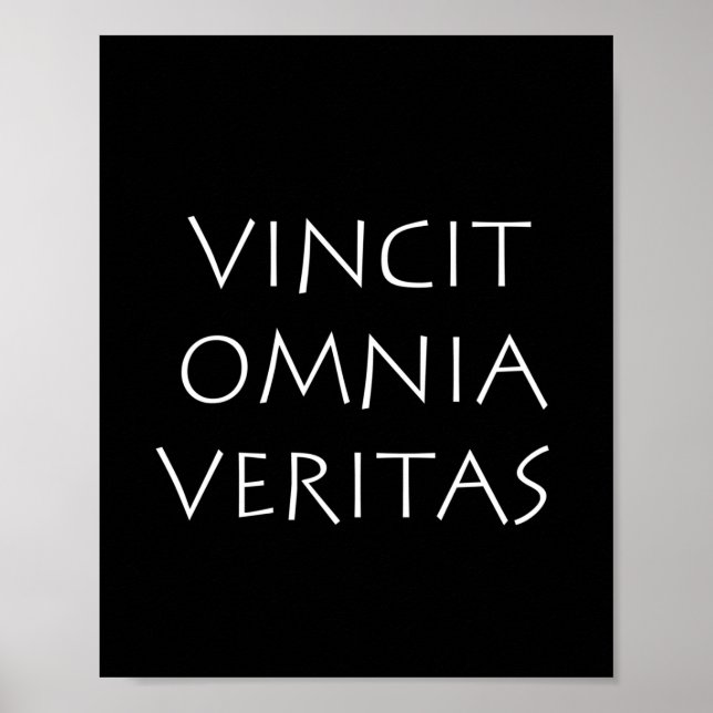 Póster Vincit omnia veritas (Frente)