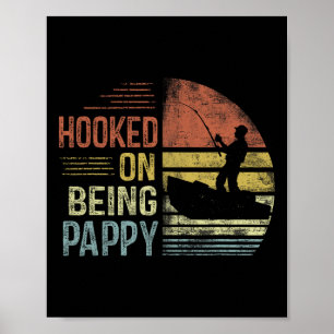 Póster Vinculado a ser regalos de pesca de papa de padre