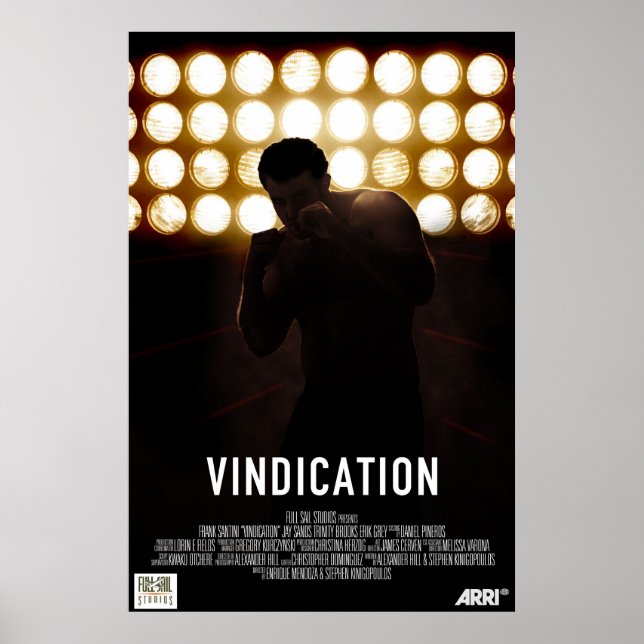 Póster Vindication (Frente)
