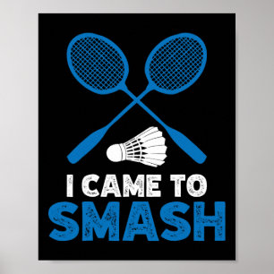 Póster Vine A Romper La Graciosa Badminton Mamá Papá 1