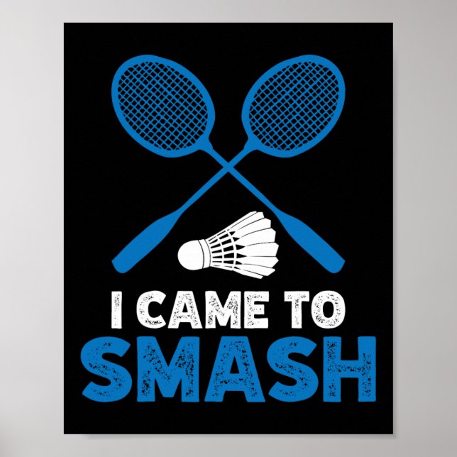 Póster Vine A Romper La Graciosa Badminton Mamá Papá 1 (Frente)