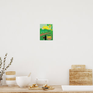 Póster Viñedo