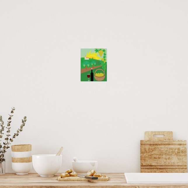 Póster Viñedo (Cocina)