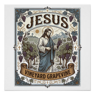 Póster Viñedo de Jesús Viña de Jesús Viñedo de Jesús Viña