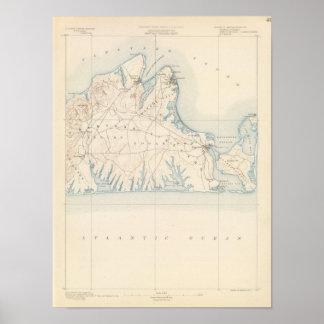 Póster Viñedo de Martha, Massachusetts