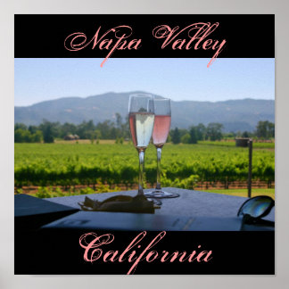 Póster Viñedos del Valle de Napa