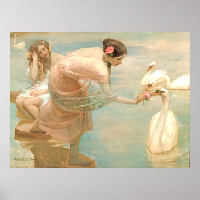 Póster Viñeta "A Summer Morning" de Rupert Bunny (Frente)