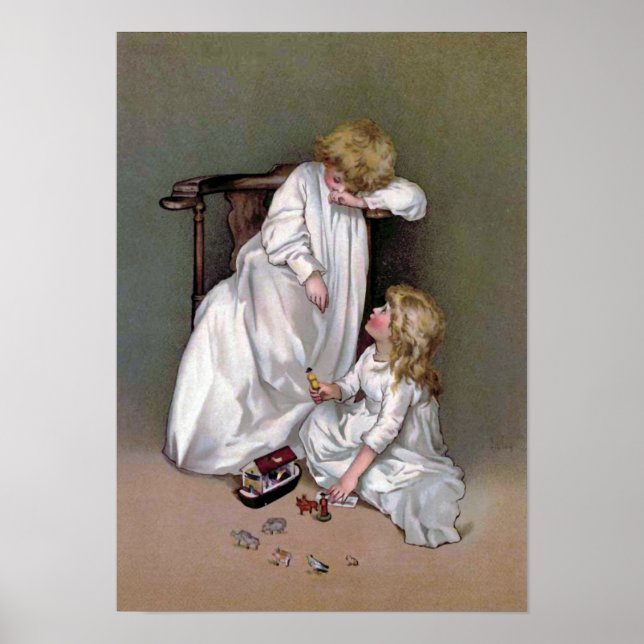 Póster Viñeta de la época de los juguetes (Frente)