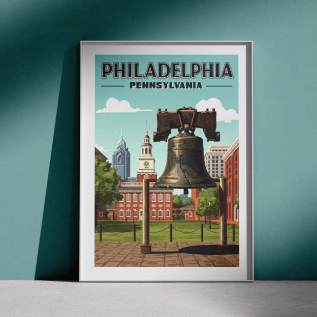 Póster Viñeta Filadelfia Pennsylvania (Subido por el creador)