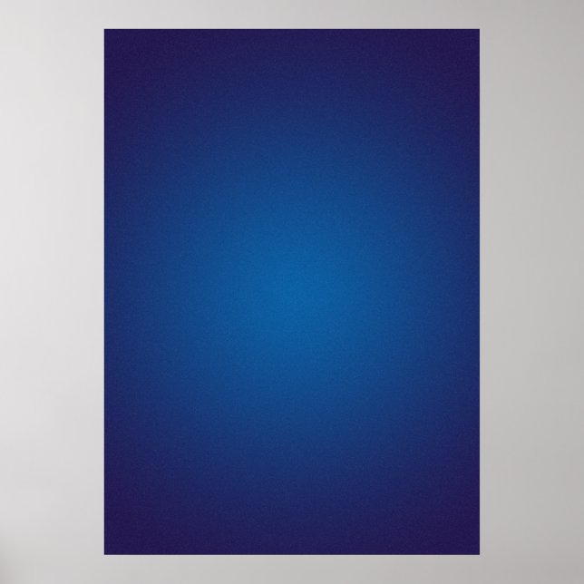 Póster Viñeta granulada azul oscuro profundo (Frente)