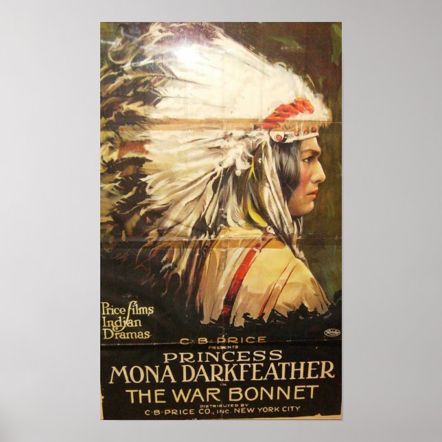 Póster Viñeta La Película De Bonnet De Guerra De 1914 (Frente)