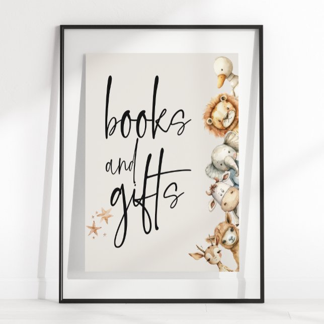 Póster Viñetas de animales Luces Regalos de libros de Bab (Subido por el creador)