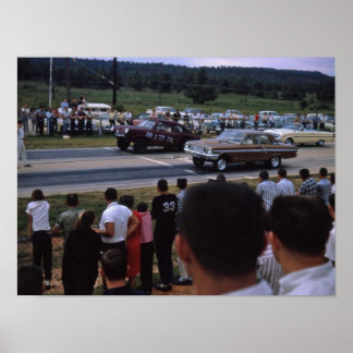 Póster Viñetas de carreras