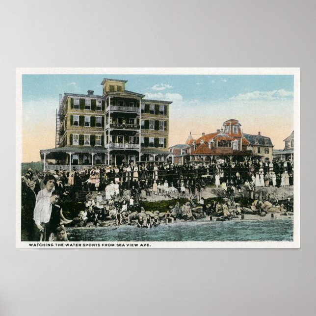 Póster Viñetería de Martha, Vista de la Avenida con Vista (Frente)