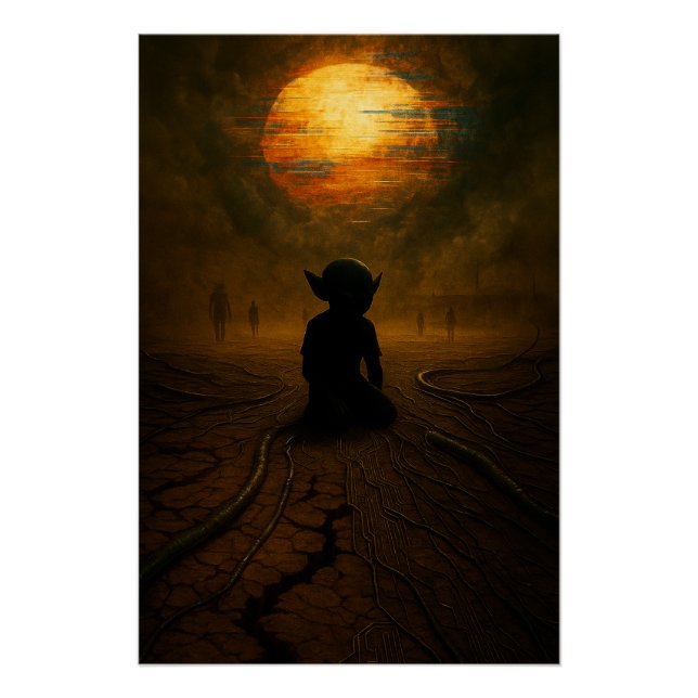 Póster Vinieron mientras el sol se derritía (Anverso)