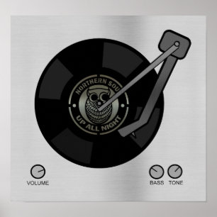 Póster Vinilo de NorthernSoul en letra pequeña de la