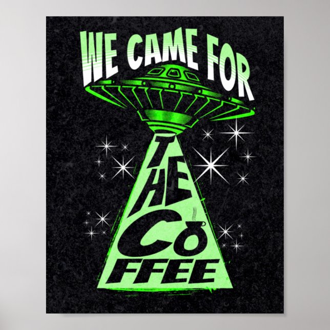 Póster Vinimos Por El Café (Frente)