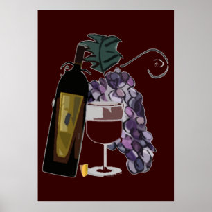 Póster Vino
