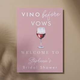 Póster Vino Antes De Vows La Bienvenida De La Ducha De No