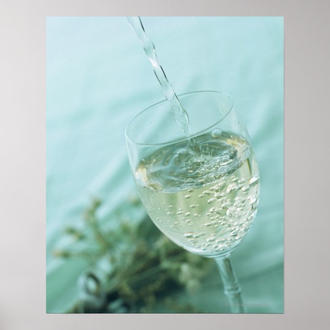 Póster Vino blanco (Frente)