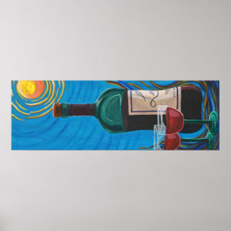 Póster Vino de verano