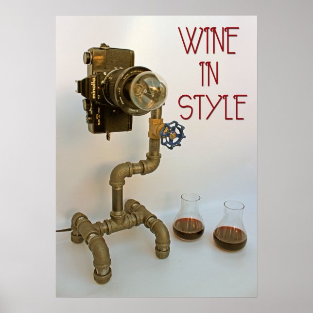 Póster ¡Vino En Estilo Poster! (Frente)