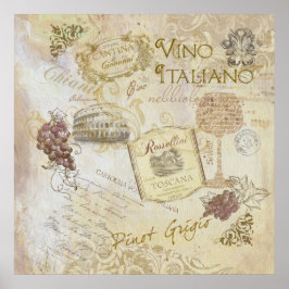 Póster Vino Italiano Poster