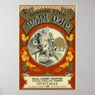 Póster Vino LabelEurope de Mont Dore