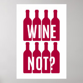Póster Vino no