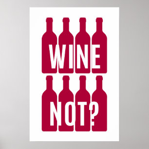 Póster Vino no
