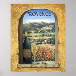 Póster Vino Y Cachorros