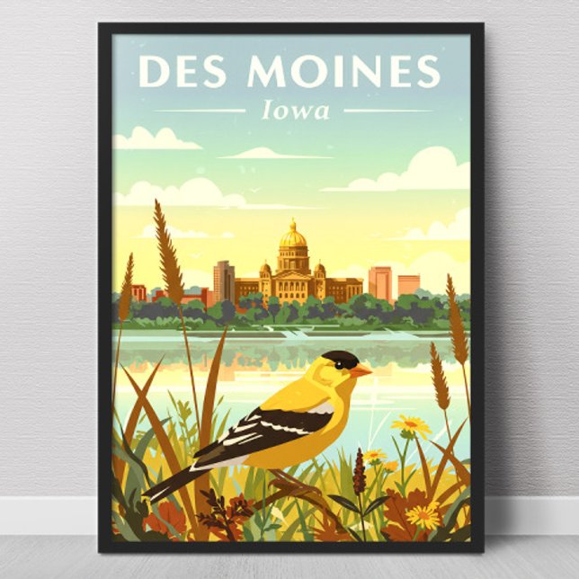 Póster Vintaeg Des Moines Iowa (Subido por el creador)