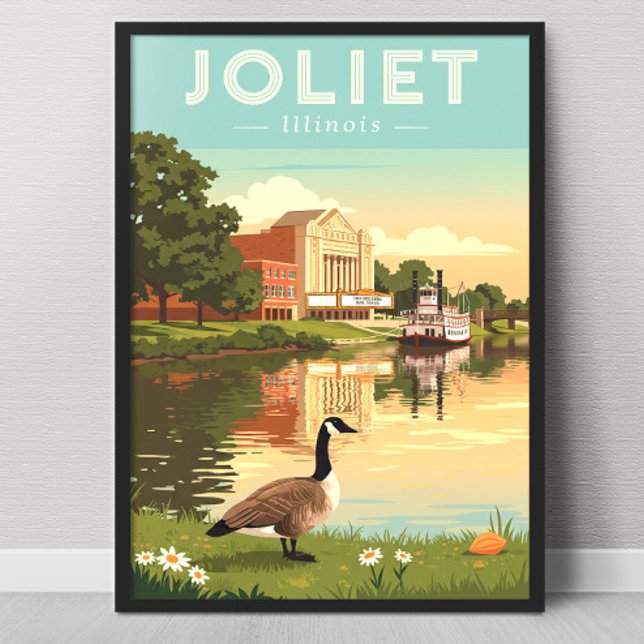 Póster Vintaeg Joliet Illinois (Subido por el creador)